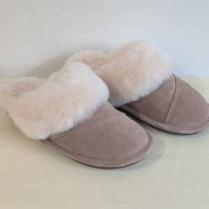 Nuknuuk Suede And Sheepskin Slippers New Without Tags Size 7